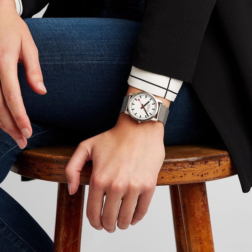 MONDAINE SIMPLY ELEGANT A400.30351.16SBZ Kol Saati - Thumbnail