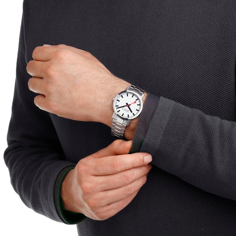 MONDAINE OFFICAL SWISS RAILWAYS SIMPLY ELEGANT A660.30360.11SBJ Erkek Kol Saati - Thumbnail