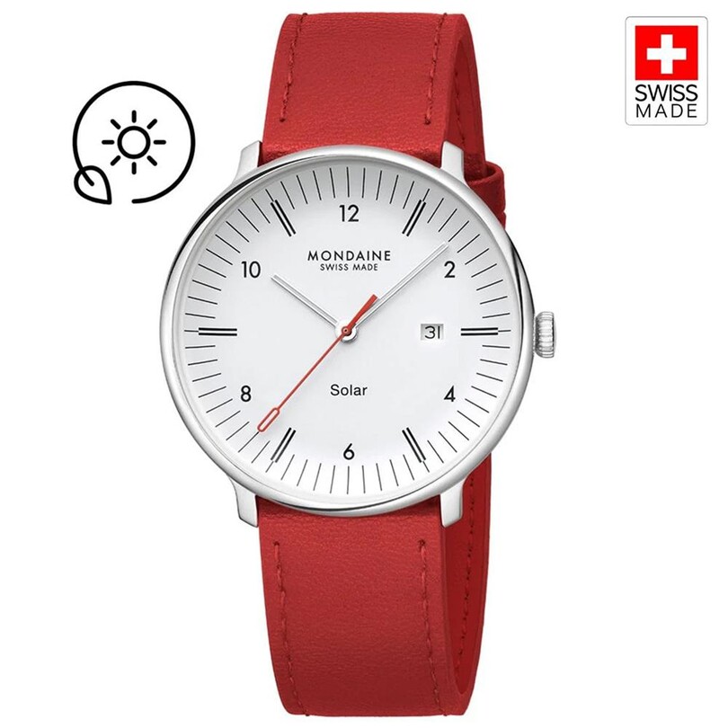 MONDAINE - MONDAINE DOPPIO SOLAR MLE.41910.LCV Erkek Kol Saati