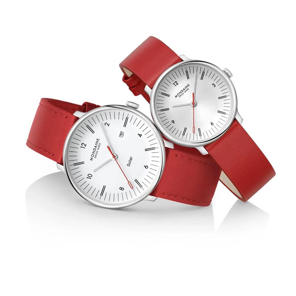 MONDAINE DOPPIO SOLAR MLE.41910.LCV Erkek Kol Saati