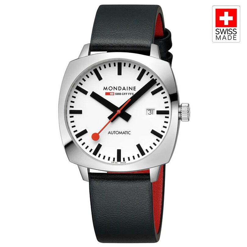 MONDAINE - MONDAINE GRAND CUSHION MSL.3961B.LBV Otomatik Erkek Kol Saati