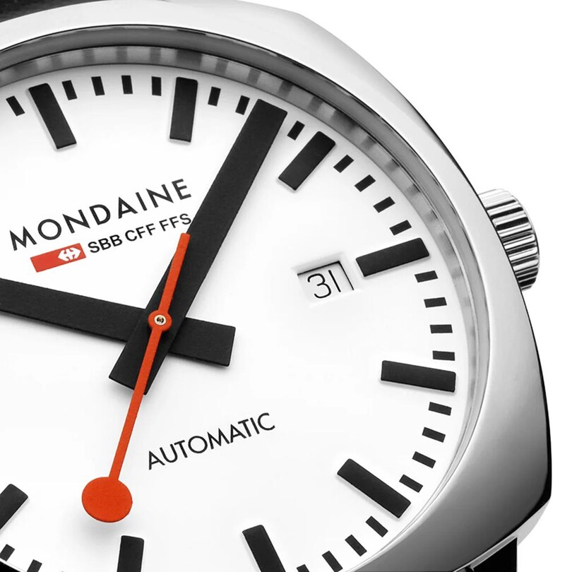MONDAINE GRAND CUSHION MSL.3961B.LBV Otomatik Erkek Kol Saati - Thumbnail
