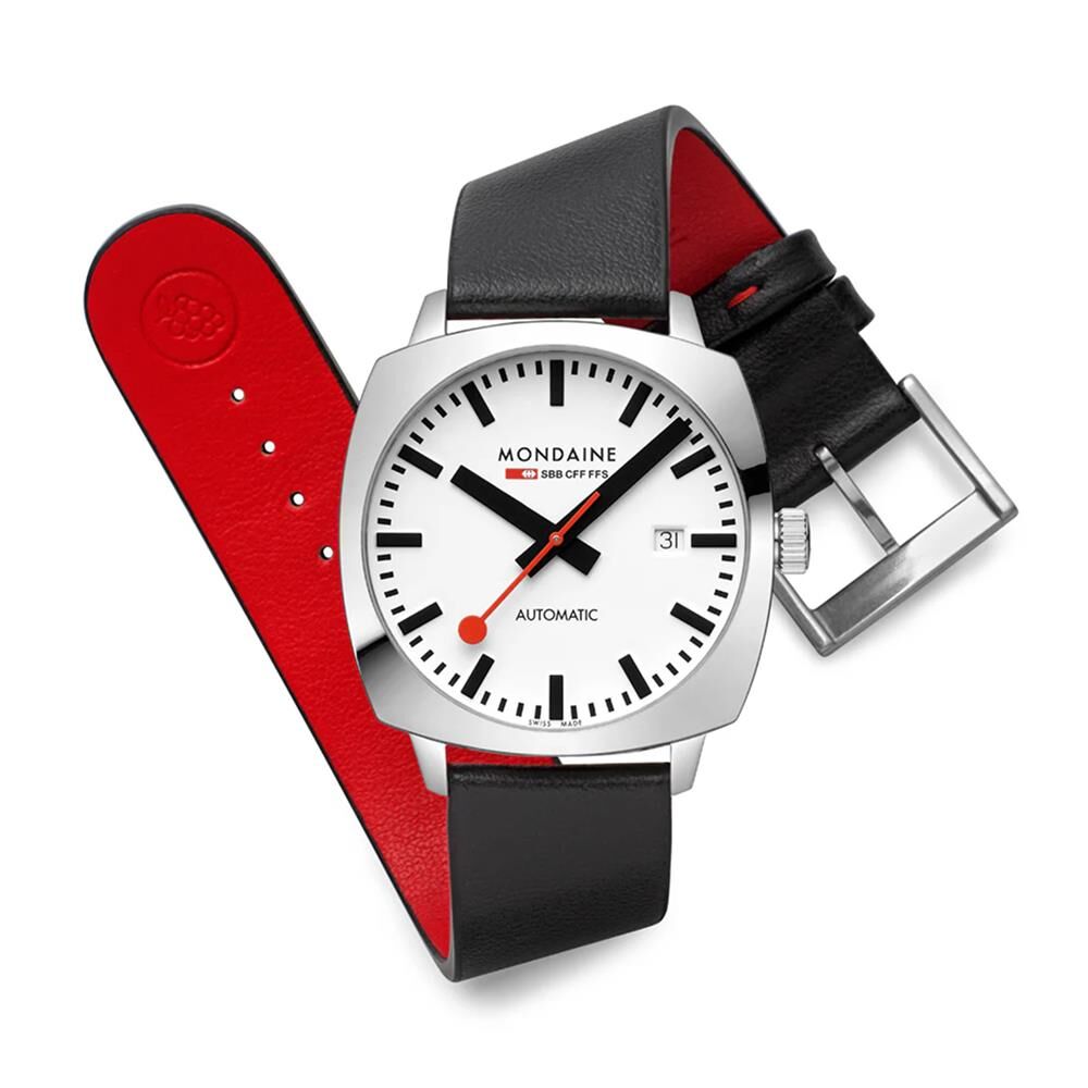 MONDAINE GRAND CUSHION MSL.3961B.LBV Otomatik Erkek Kol Saati