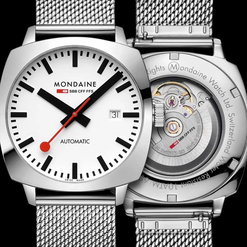 MONDAINE GRAND CUSHION MSL.3961B.SM Otomatik Erkek Kol Saati