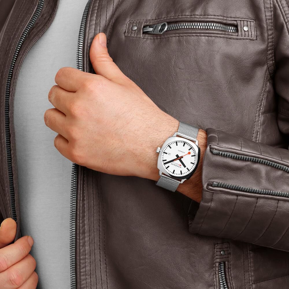 MONDAINE GRAND CUSHION MSL.3961B.SM Otomatik Erkek Kol Saati