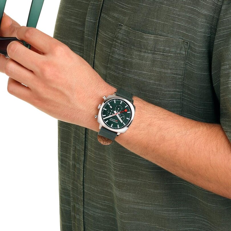 MONDAINE GRAND CUSHION MSL.41460.LF.SET Erkek Kol Saati - Thumbnail