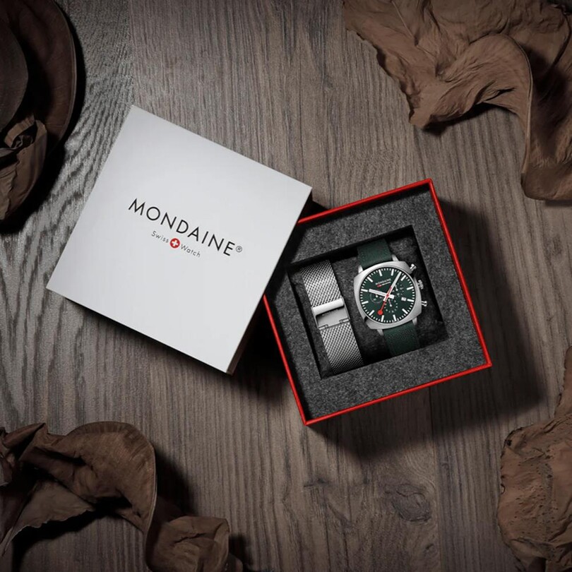 MONDAINE GRAND CUSHION MSL.41460.LF.SET Erkek Kol Saati - Thumbnail