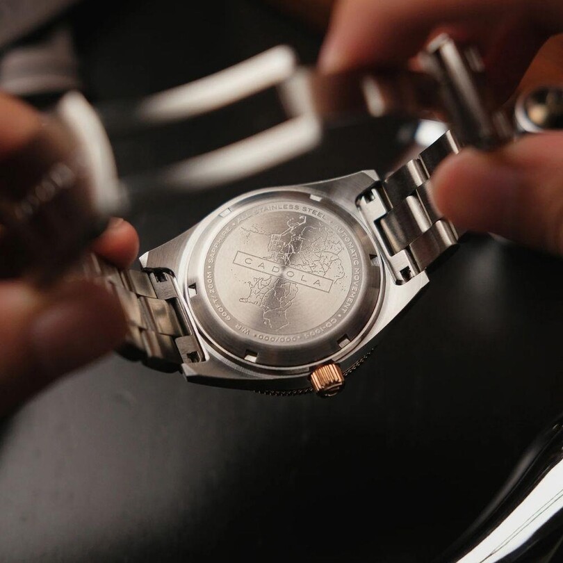 NOUMEA ROSE BROWN CD-1005-55 Otomatik Erkek Kol Saati - Thumbnail