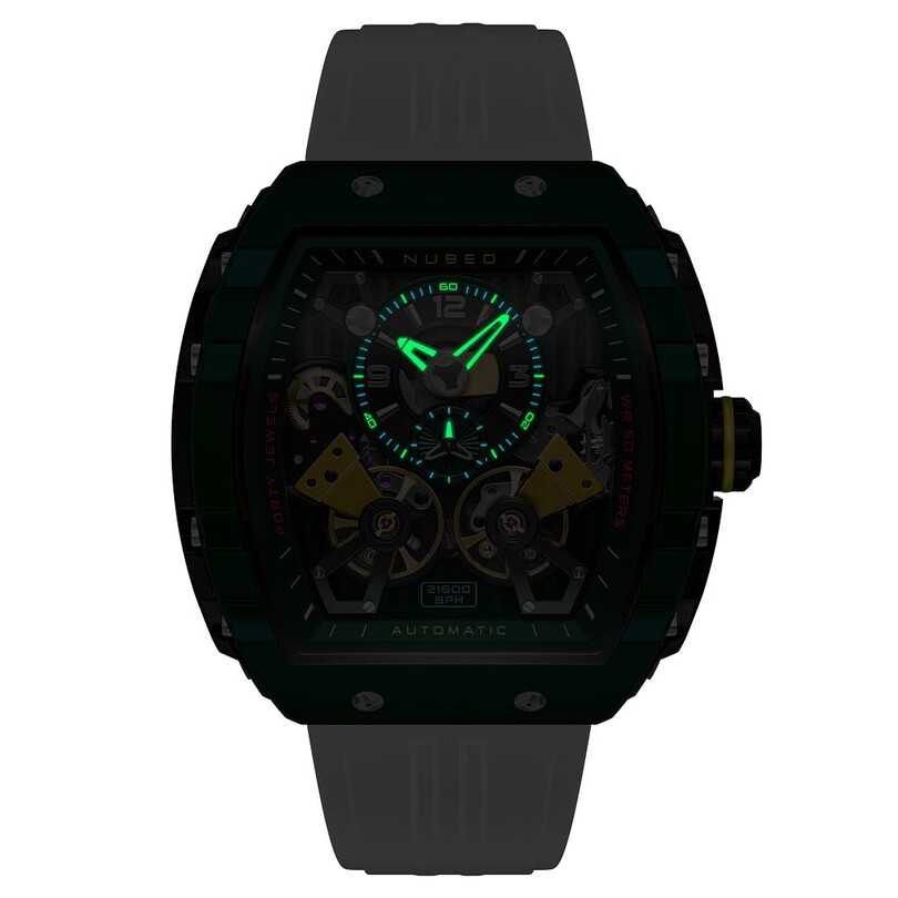  MAGELLAN DOUBLE BARREL AUTOMATIC NB-6100-03 Erkek Kol Saati - Thumbnail