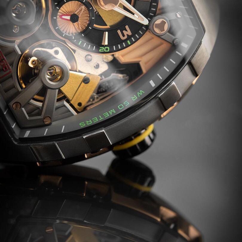  MAGELLAN DOUBLE BARREL AUTOMATIC NB-6100-06 Erkek Kol Saati - Thumbnail