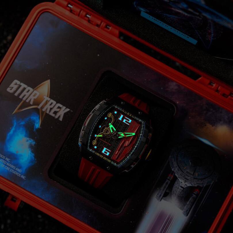  MAGELLAN AUTOMATIC STAR TREK WARP SPEED LIMITED EDITION NB-6106-01 Erkek Kol Saati - Thumbnail