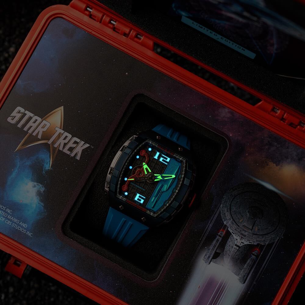  MAGELLAN AUTOMATIC STAR TREK WARP SPEED LIMITED EDITION NB-6106-02 Erkek Kol Saati