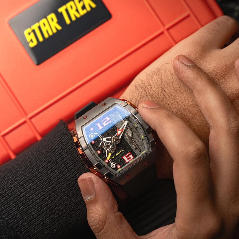  MAGELLAN AUTOMATIC STAR TREK WARP SPEED LIMITED EDITION NB-6106-04 Erkek Kol Saati - Thumbnail