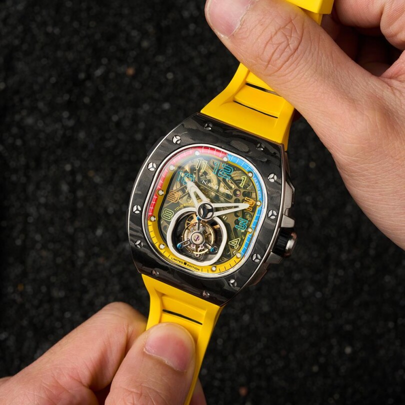 VIPER LIMITED EDITION NB-6108-02 Tourbillon Otomatik Erkek Kol Saati - 3
