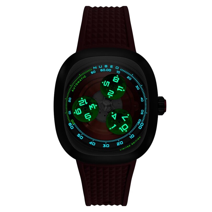 TRI-STAR ORBIT LIMITED EDITION Otomatik NB-6116-02 (Citizen Miyota 9039 Mekanizmalı) Erkek Kol Saati - Thumbnail