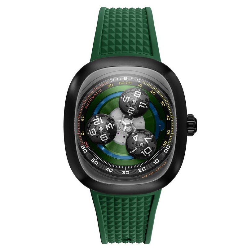 TRI-STAR ORBIT LIMITED EDITION Otomatik NB-6116-03 (Citizen Miyota 9039 Mekanizmalı) Erkek Kol Saati - Thumbnail