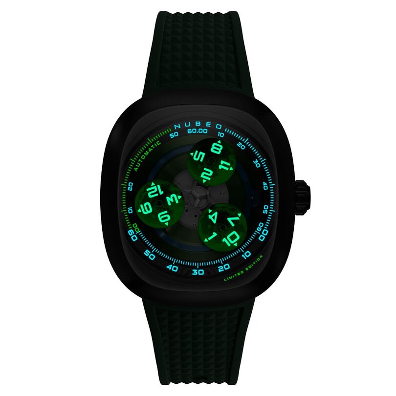 TRI-STAR ORBIT LIMITED EDITION Otomatik NB-6116-03 (Citizen Miyota 9039 Mekanizmalı) Erkek Kol Saati - Thumbnail