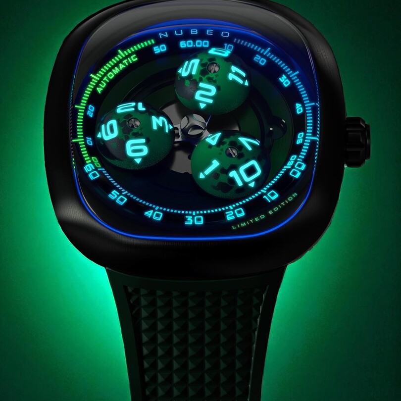 TRI-STAR ORBIT LIMITED EDITION Otomatik NB-6116-03 (Citizen Miyota 9039 Mekanizmalı) Erkek Kol Saati - Thumbnail