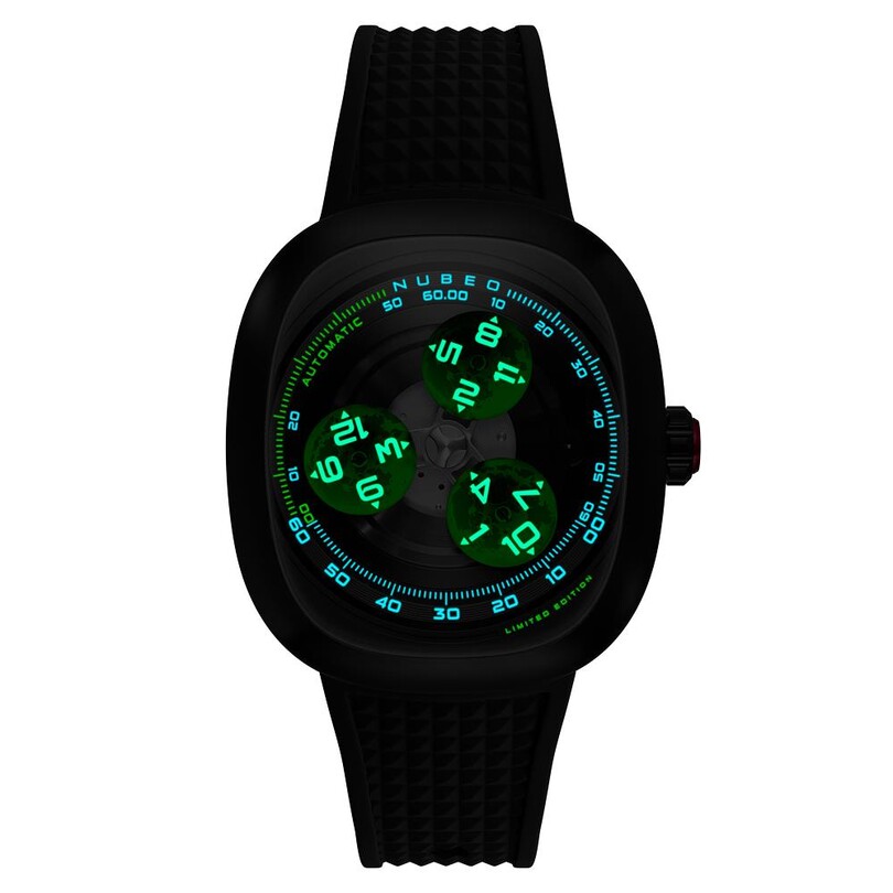 TRI-STAR ORBIT LIMITED EDITION Otomatik NB-6116-04 (Citizen Miyota 9039 Mekanizmalı) Erkek Kol Saati - Thumbnail
