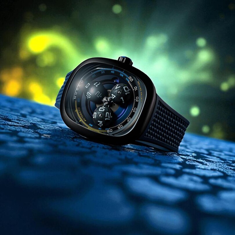 TRI-STAR ORBIT LIMITED EDITION Otomatik NB-6116-04 (Citizen Miyota 9039 Mekanizmalı) Erkek Kol Saati - Thumbnail