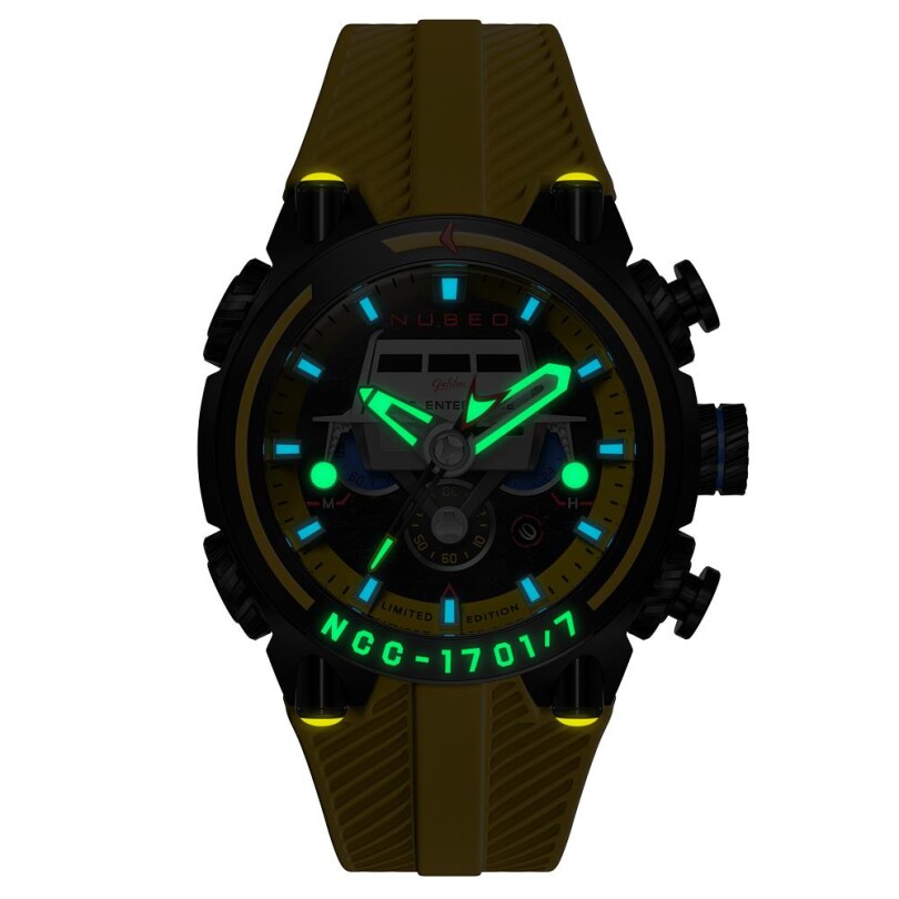 DEIMOS CHRONOGRAPH STAR TREK GALILEO LIMITED EDITION NB-6118-02 (Seiko VD53 Mekanizmalı) Erkek Kol Saati - 2