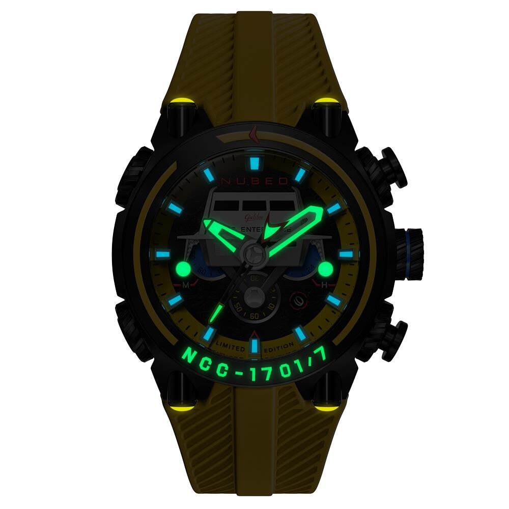 DEIMOS CHRONOGRAPH STAR TREK GALILEO LIMITED EDITION NB-6118-02 (Seiko VD53 Mekanizmalı) Erkek Kol Saati - 2