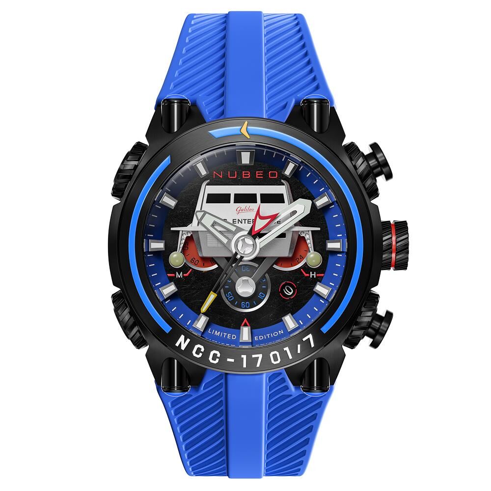DEIMOS CHRONOGRAPH STAR TREK GALILEO LIMITED EDITION NB-6118-03 (Seiko VD53 Mekanizmalı) Erkek Kol Saati - 1