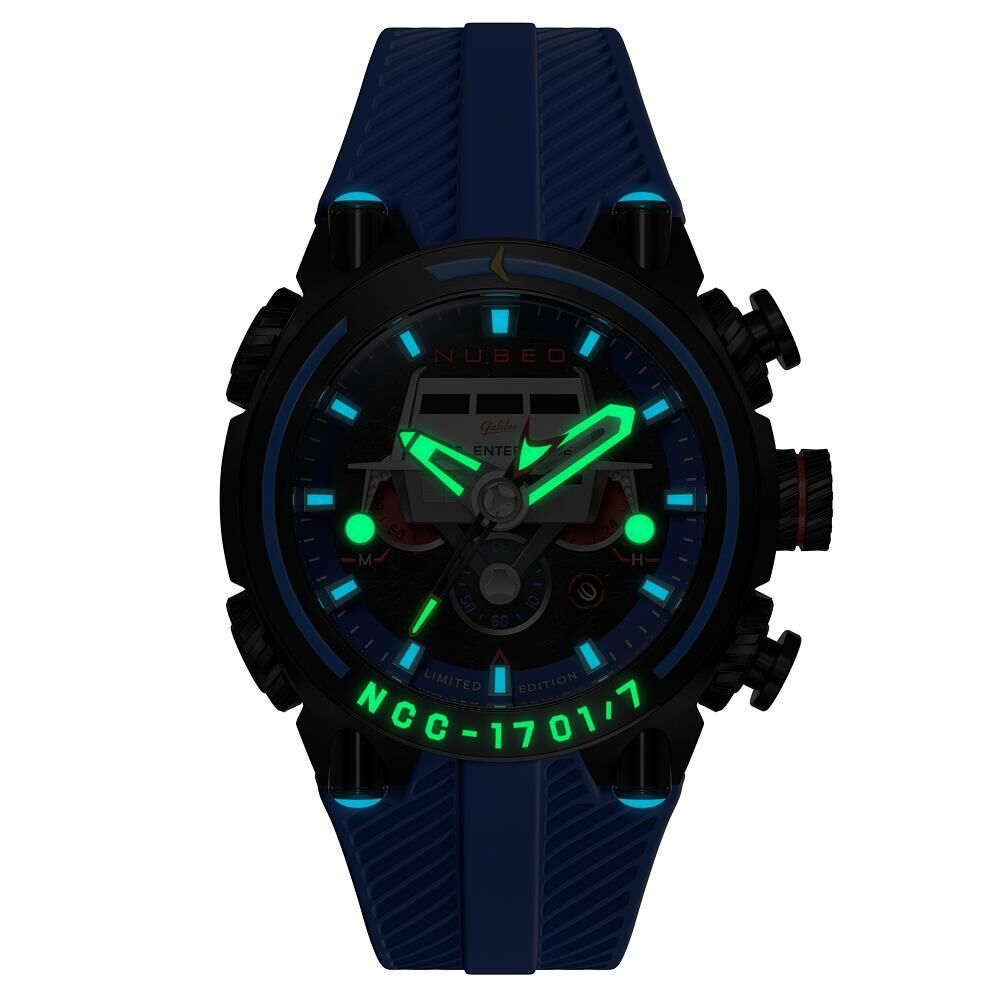 DEIMOS CHRONOGRAPH STAR TREK GALILEO LIMITED EDITION NB-6118-03 (Seiko VD53 Mekanizmalı) Erkek Kol Saati - 2