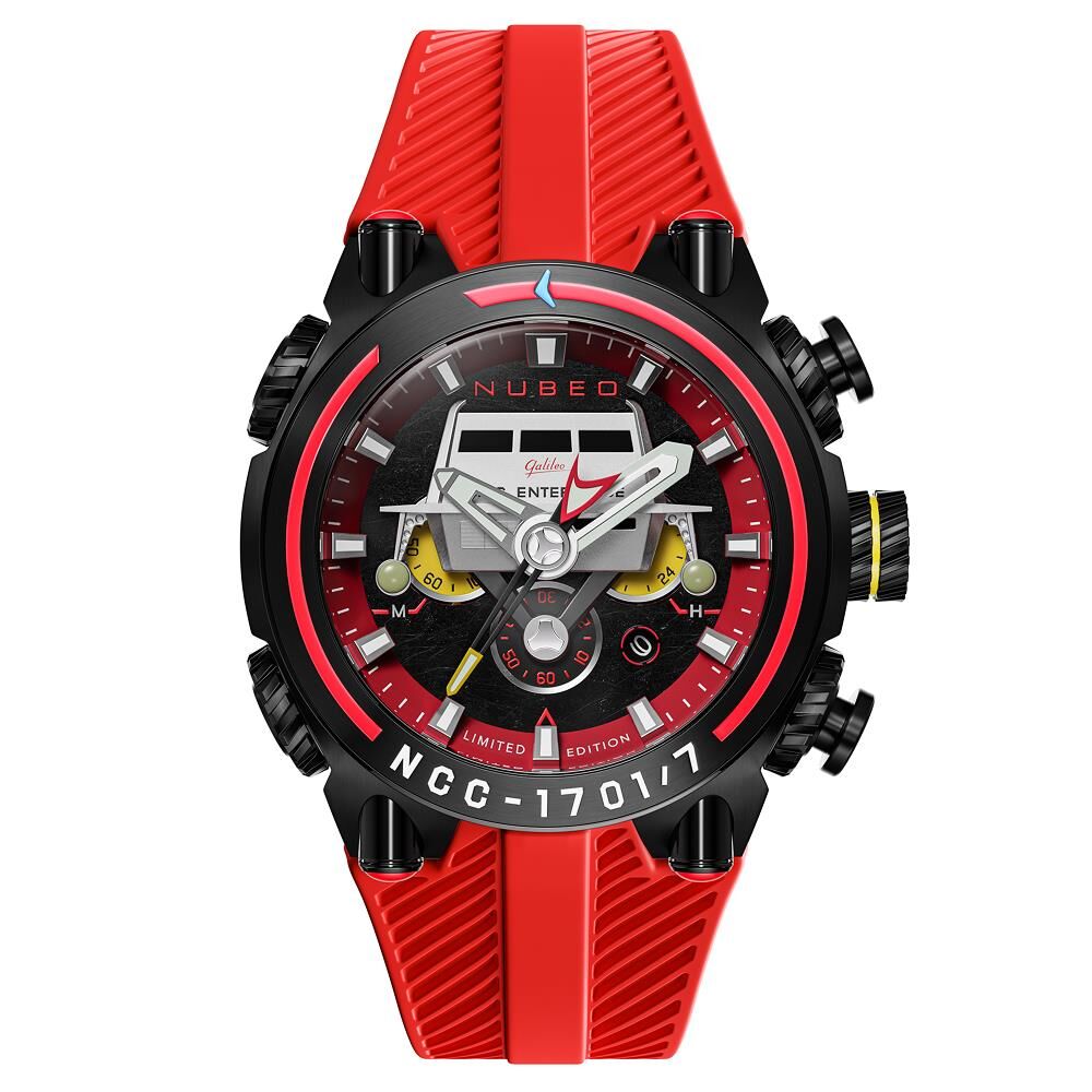 DEIMOS CHRONOGRAPH STAR TREK GALILEO LIMITED EDITION NB-6118-04 (Seiko VD53 Mekanizmalı) Erkek Kol Saati - 1