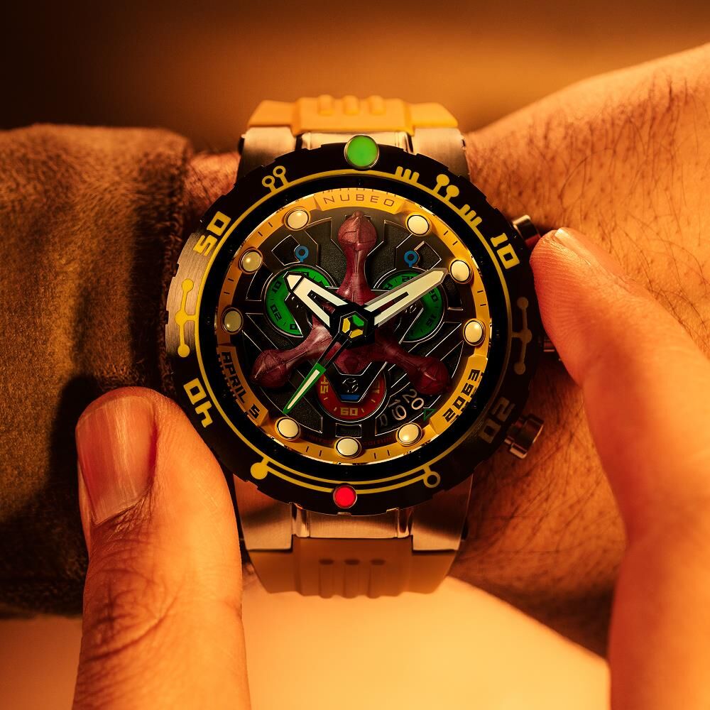 OPPORTUNITY CHRONOGRAPH STAR TREK FIRST CONTACT DAY LIMITED EDITION NB-6119-04 (Seiko VK68 Mekanizmalı) Erkek Kol Saati - 4