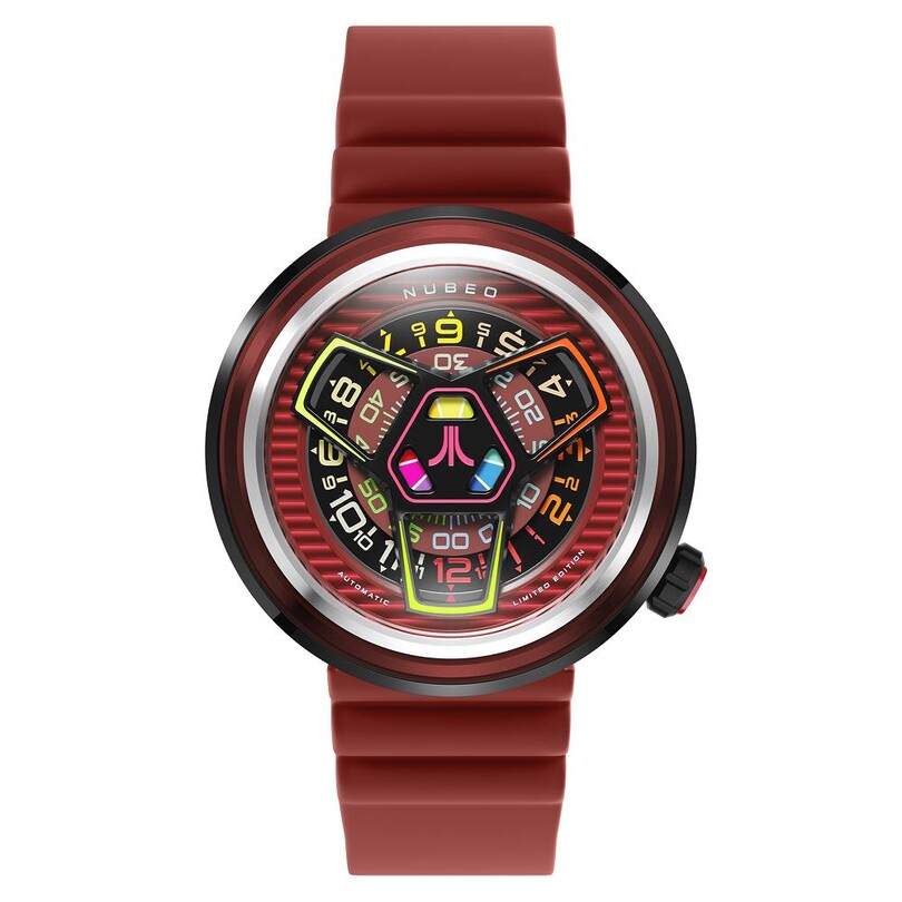 NUBEO - VENTANA ATARI RETRO GAMER LIMITED EDITION Otomatik NB-6125-03 (Seiko NH35 Mekanizmalı) Erkek Kol Saati