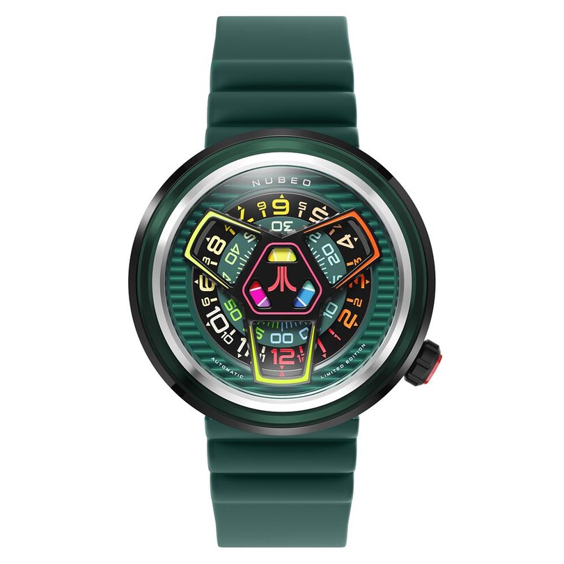 NUBEO - VENTANA ATARI RETRO GAMER LIMITED EDITION Otomatik NB-6125-04 (Seiko NH35 Mekanizmalı) Erkek Kol Saati