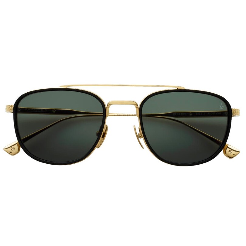 PHILIPPE V - Philippe V N11.1 Altın Yeşil Titanyum Unisex Güneş Gözlüğü