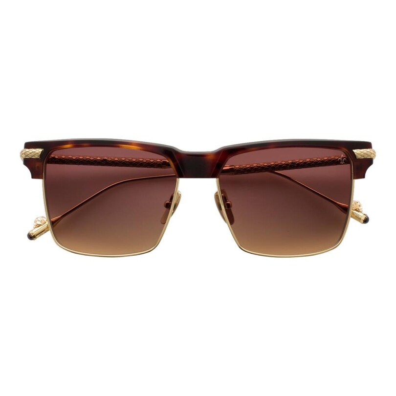 PHILIPPE V - Philippe V N20 Altın Kahverengi Titanyum Unisex Güneş Gözlüğü
