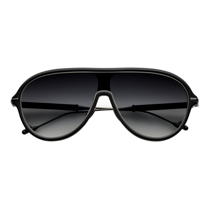 PHILIPPE V - Philippe V N23 Mat Siyah Gri Unisex Güneş Gözlüğü