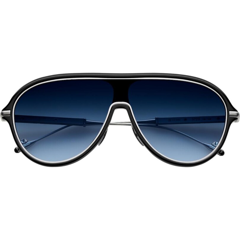 PHILIPPE V - Philippe V N23 Siyah Gümüş Lacivert Unisex Güneş Gözlüğü