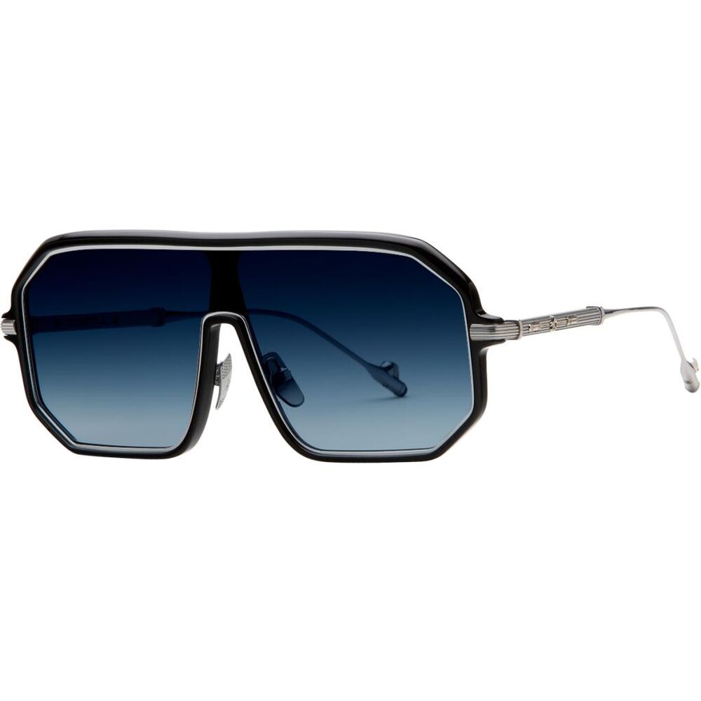Philippe V N24 Siyah Gümüş Lacivert Titanyum Unisex Güneş Gözlüğü