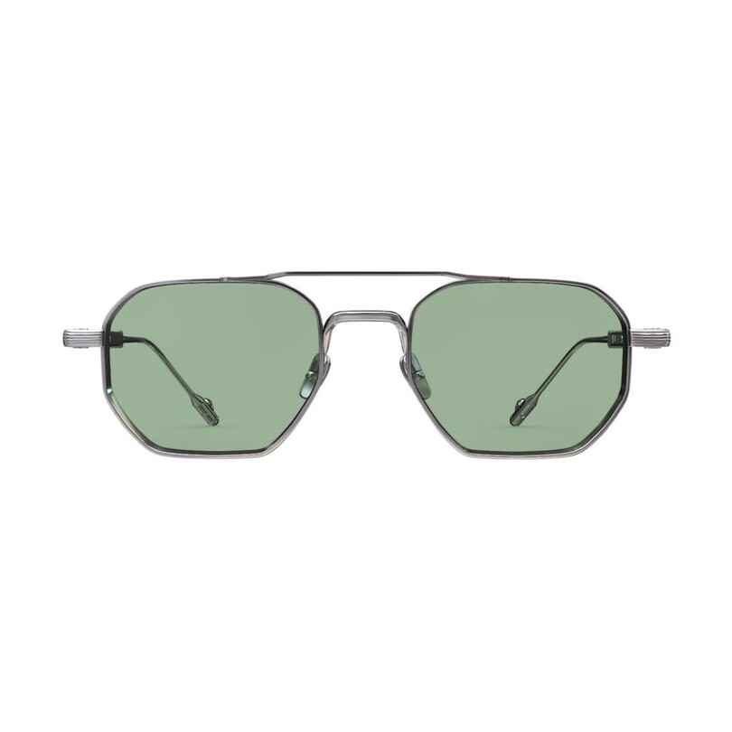 PHILIPPE V - Philippe V N26 Gümüş Yeşil Fotokromik Titanyum Unisex Güneş Gözlüğü