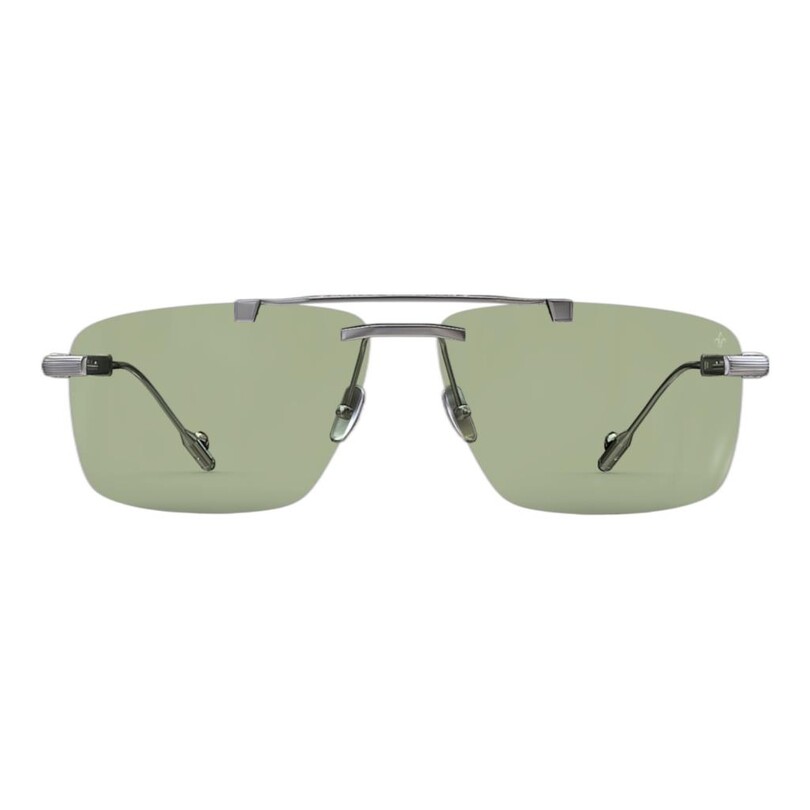PHILIPPE V - Philippe V N30 Gümüş Yeşil Fotokromik Titanyum Unisex Güneş Gözlüğü