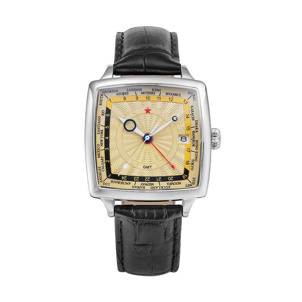 RED STAR 7691G-B Otomatik (Seiko NH34 GMT Mekanizmalı) Erkek Kol Saati