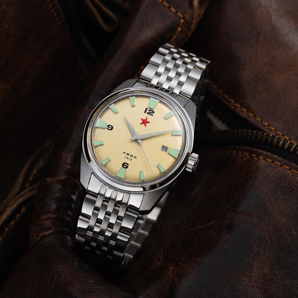RED STAR 8827G-E Kurmalı (TONJI-8215 Mekanizmalı) Erkek Kol Saati