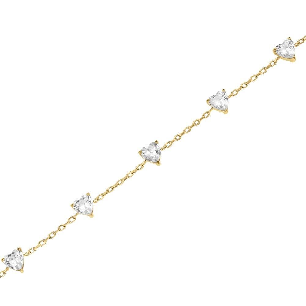 Rosefield JBRHG.J1013 Sıra Kalp Çelik Bileklik