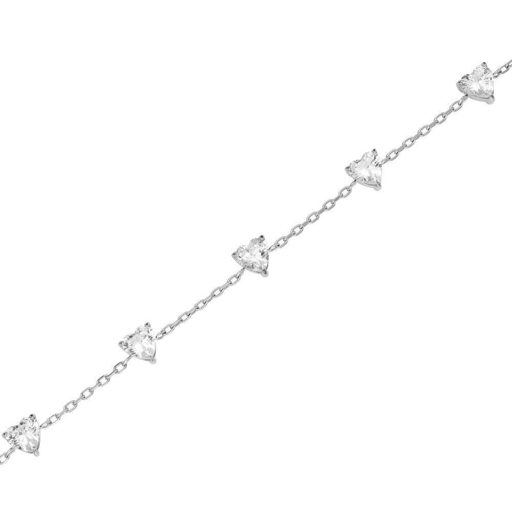 Rosefield JBRHS.J1014 Sıra Kalp Çelik Bileklik