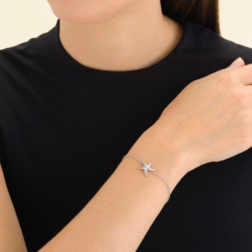 Rosefield JBSBS.J829 Deniz Yıldızı Çelik Bileklik - Thumbnail