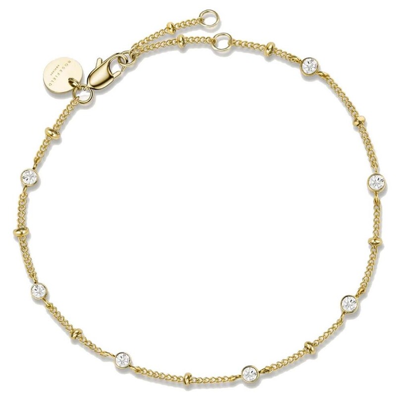 ROSEFIELD TAKI - Rosefield JBSCG-J262 Multi Crystal Çelik Bileklik