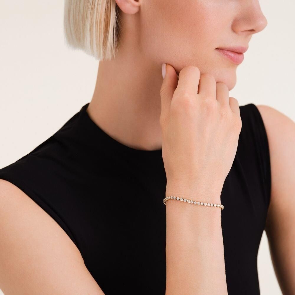 Rosefield JBTWG.J1035 Tenis Çelik Bileklik