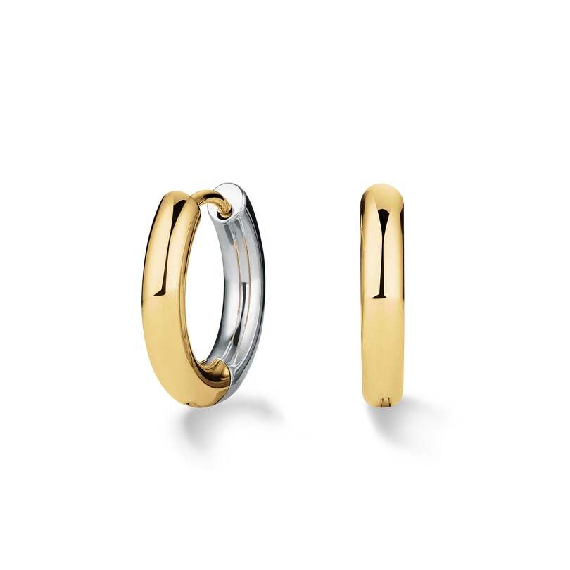 ROSEFIELD JEDHG.J710 Çemberli İki Renk Çelik Küpe - Thumbnail