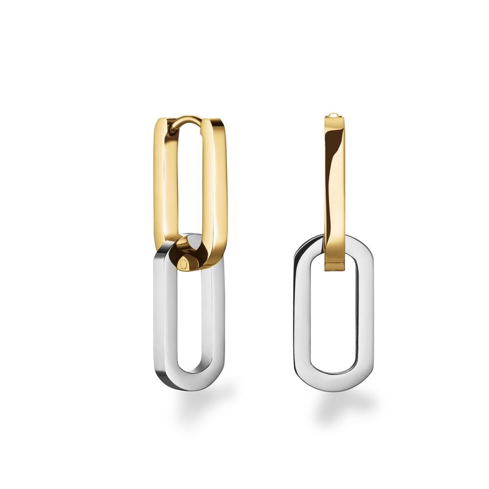 ROSEFIELD JEDLG.J712 Çemberli İki Renk Çelik Küpe