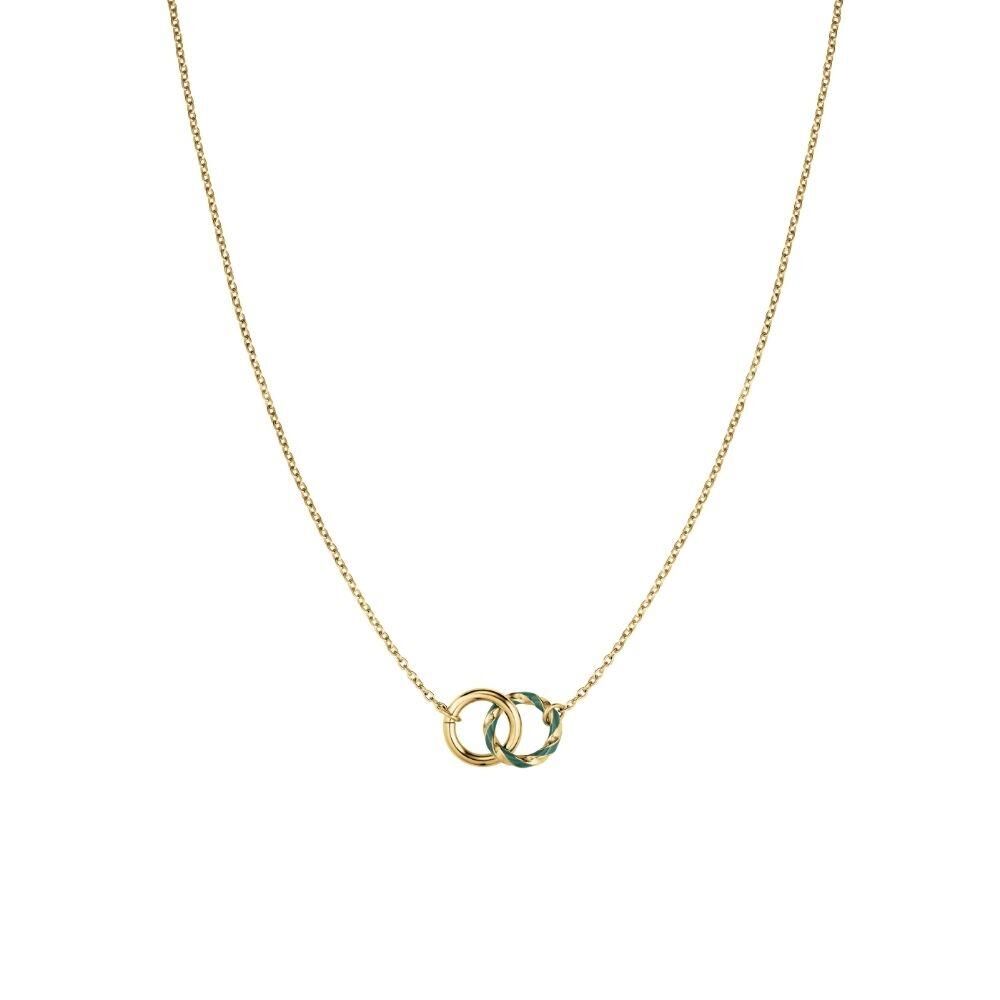 Rosefield JNEDG.J714 Zümrüt İkili Çelik Kolye