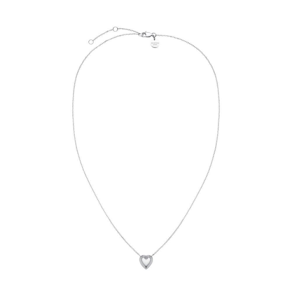 Rosefield JNPHS.J1009 Kabarık Kalp Gümüş Renkli Çelik Kolye